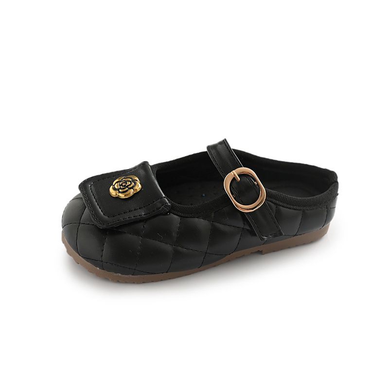 Sandali chiusi per bambini, estate 2025, nuove scarpe da principessa per ragazze, stile coreano Little Chane, suola morbida, cinturino singolo_voghion.com