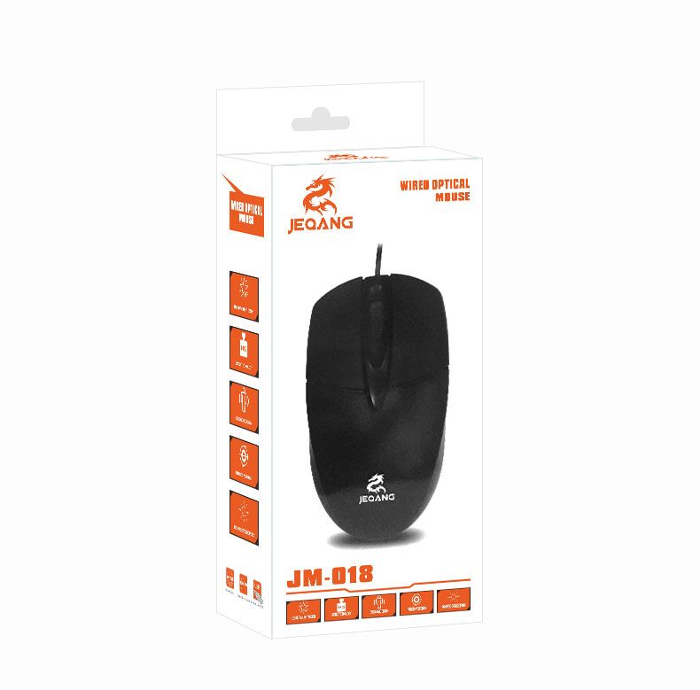 Jie Qiang JM-018 USB Wired Laptop Desktop-Computer Für Home Business Büro Spiele Maus_voghion.com