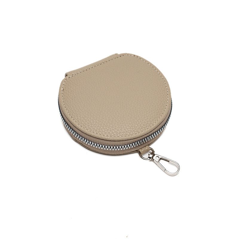 Coin Purses & Holders Women's Cute Version Coin Purse Storage Coin Bag Key Ring Buckle Small Round Bag Simple Fashion Card Holder_voghion.com