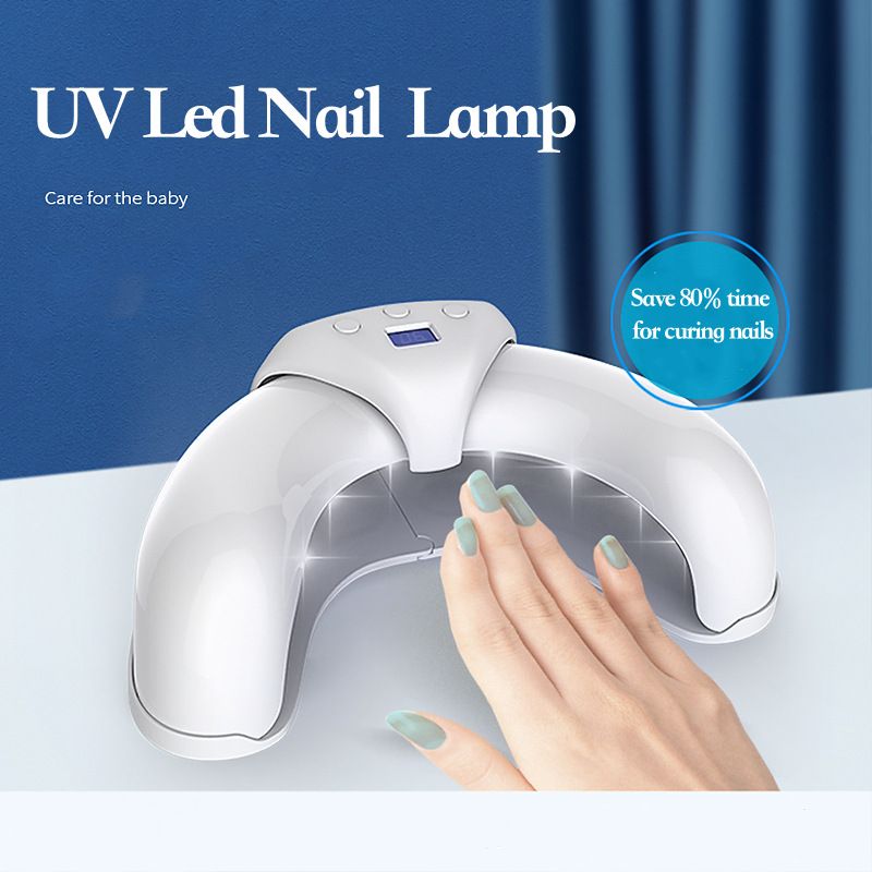 Nagelkunstlampe, 18 Lampenperlen, schnelltrocknende UV-LED-Nagellampen, 36 W, schrumpfbare Nagel-Phototherapiemaschine, alles für Maniküre-Nägel_voghion.com