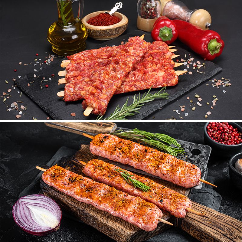 Eenzelreihige Kebab Maker Grillspiess Maschinn Kebab Press Maker Wiederverwendbar Plastik Grillspiess Maker Kebab Virbereedung Grillinstrumenter_voghion.com