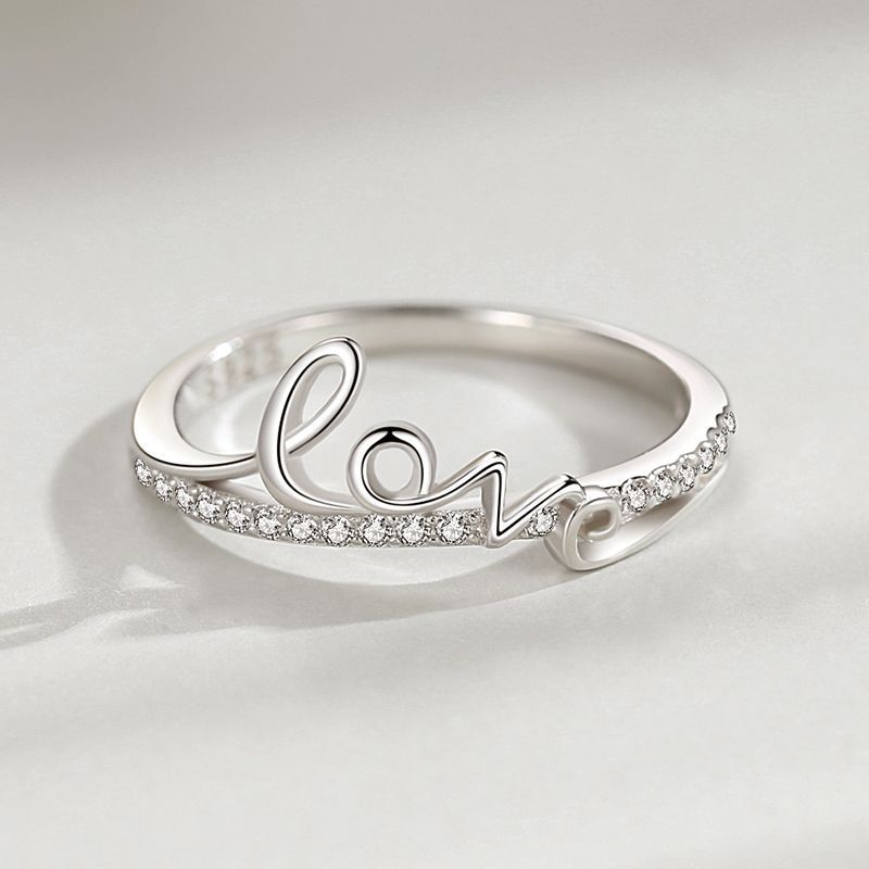 Tancise Anello in argento con zirconi classici Gioielli da donna Promessa di nozze Regalo per feste_voghion.com