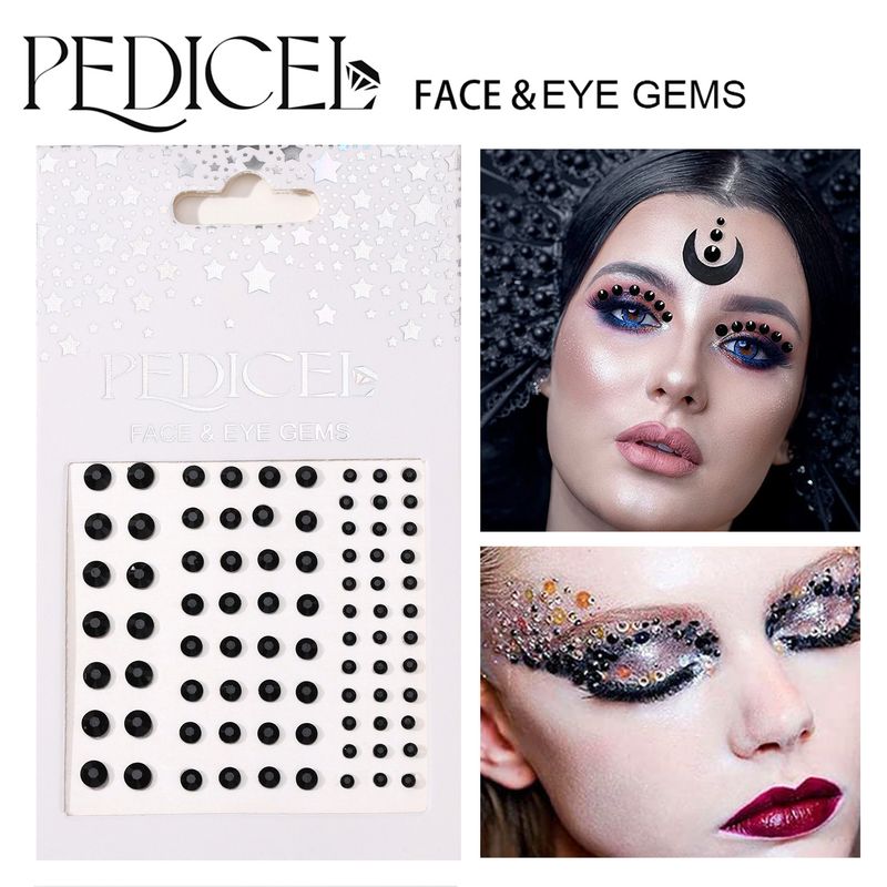 Helovinas Edm elektroninės muzikos festivalis Veido lipdukai Antakių lipdukai Deimantų derva Deimantų karnavalas Deimantiniai lipdukai Kaukės veido dekoravimas_voghion.com