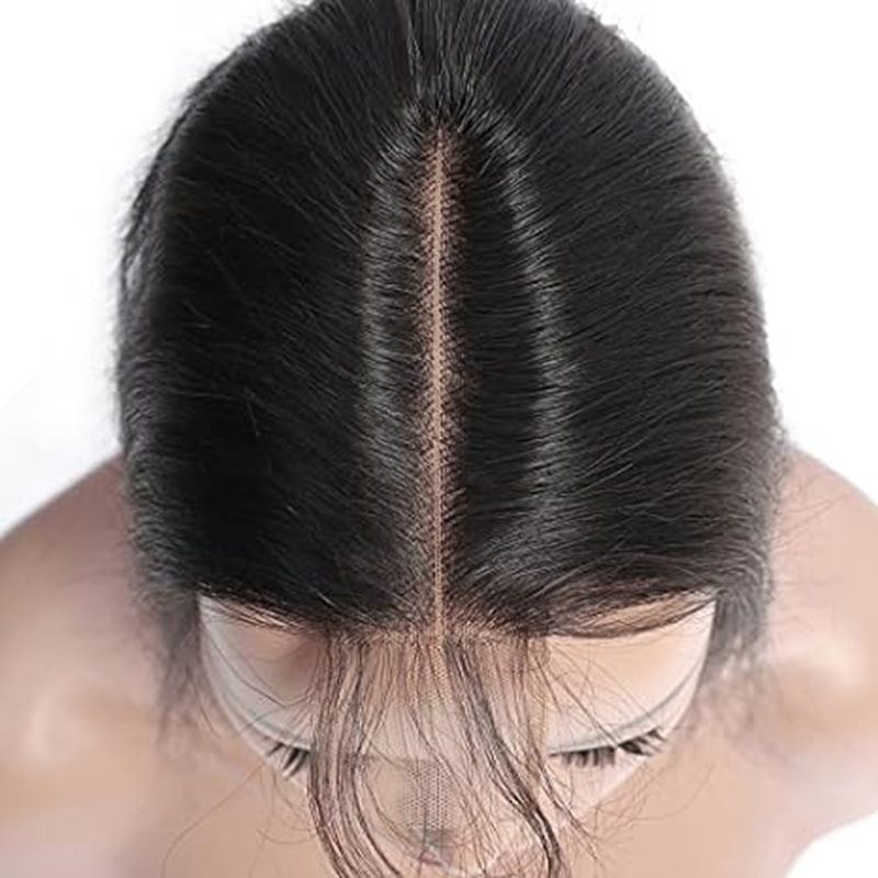 14A Double Drawn 200% Dichte Brasilianische 2*6 Kim Closure Bob Double Drawn Hair Bone Seidige glatte Echthaarperücken_voghion.com