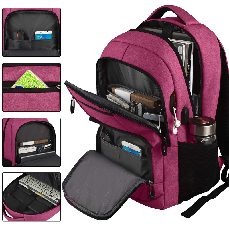 mochila de computador mochila masculina grande capacidade multifuncional viagem notebook bolsa de computador empresarial_voghion.com