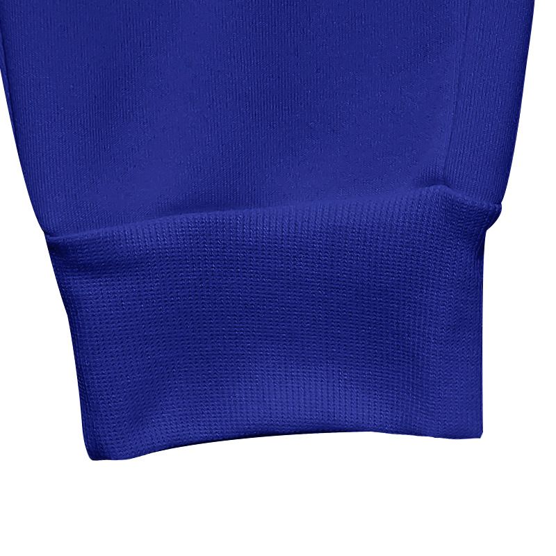 Autumn Winter American Style Stand Collar Baseball Jacket With Fleece Lined Pants Loose Fit Men's Sports Suit_voghion.com