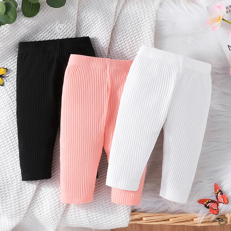Mother&Kids Boys and girls baby pants three three-color combination casual pants set_voghion.com