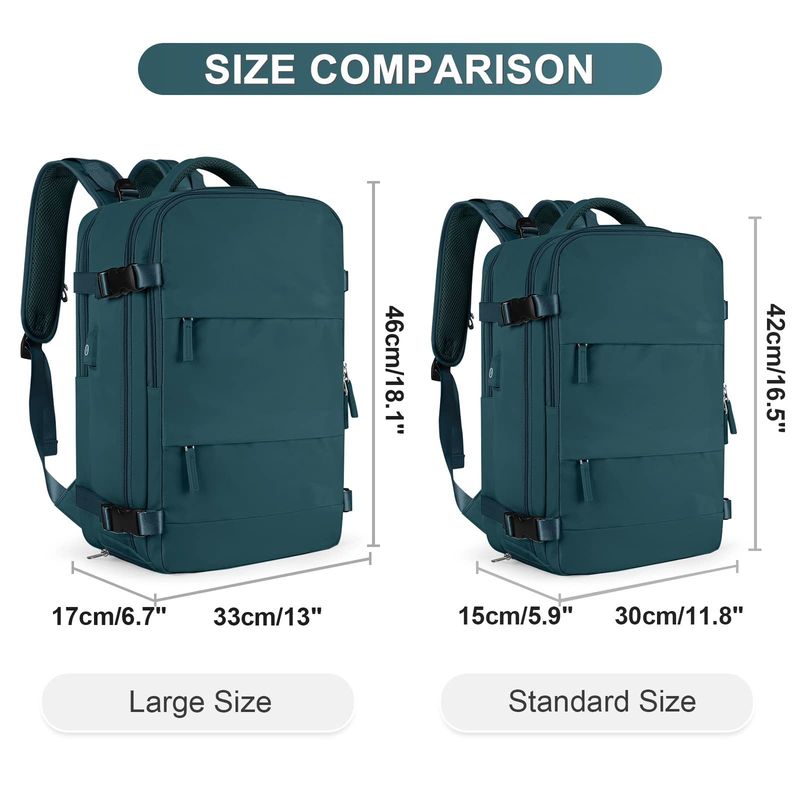 Reiserucksack für Damen, großes Fassungsvermögen, multifunktionales Gepäck, Freizeitrucksack, Reisetasche für Geschäftsreisen, Schultasche für Studenten_voghion.com