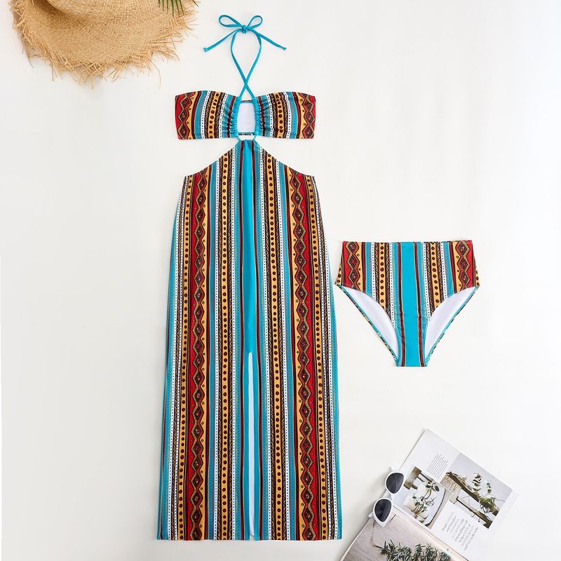 Nouveau maillot de bain deux pièces pour femmes, sexy, taille haute_voghion.com