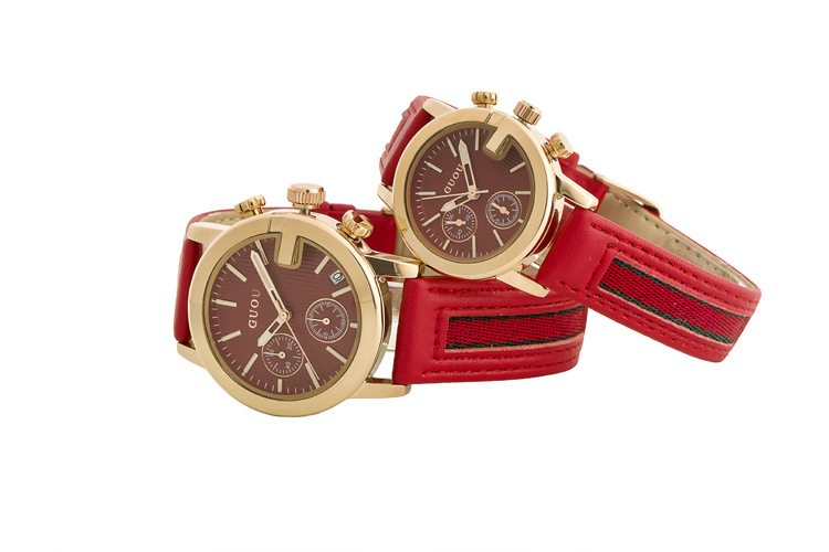 GUOU Nuovo stile personalizzato Orologio da cintura da donna alla moda Quadrante piccolo con calendario_voghion.com