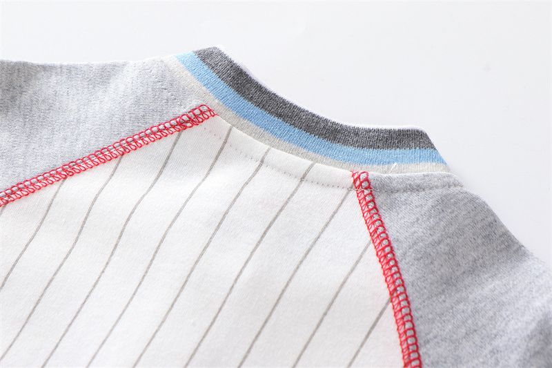 Mother & Kids Baby long-sleeved baseball jumpsuit thin summer pure cotton romper newborn clothes boys and girls baby sleeping bag crawling clothes_voghion.com