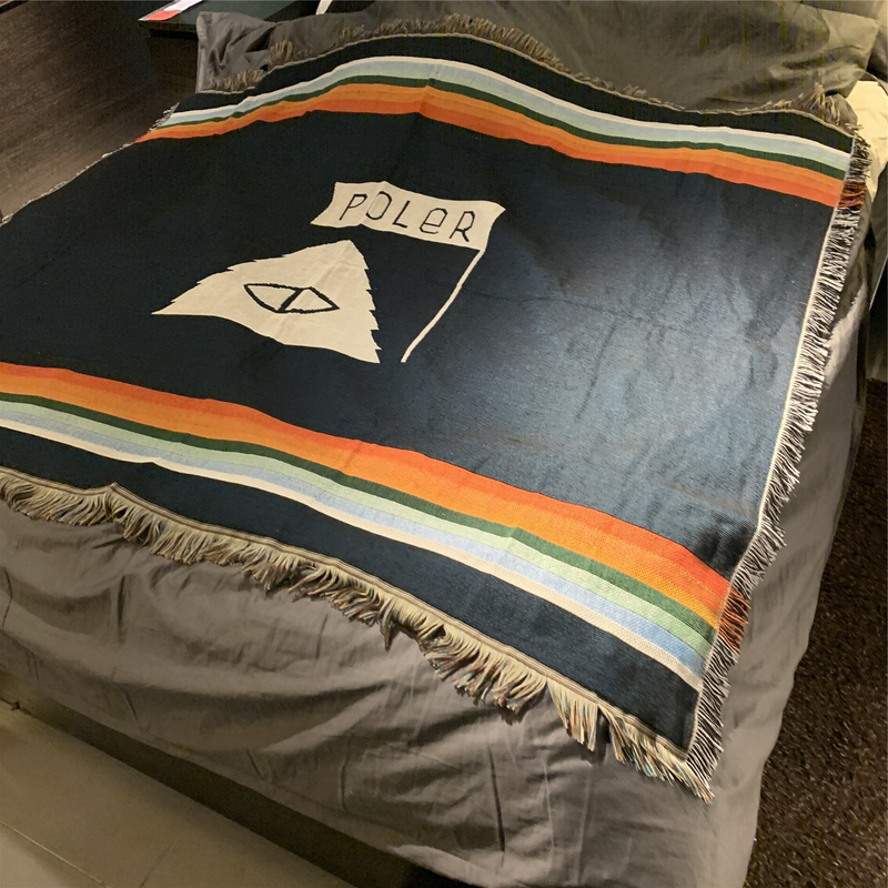 Amerikansk utomhus dekorativ filt filt täcke filt soffa handduk fritidsfilt Mount Rainbow eye nationell stil_voghion.com