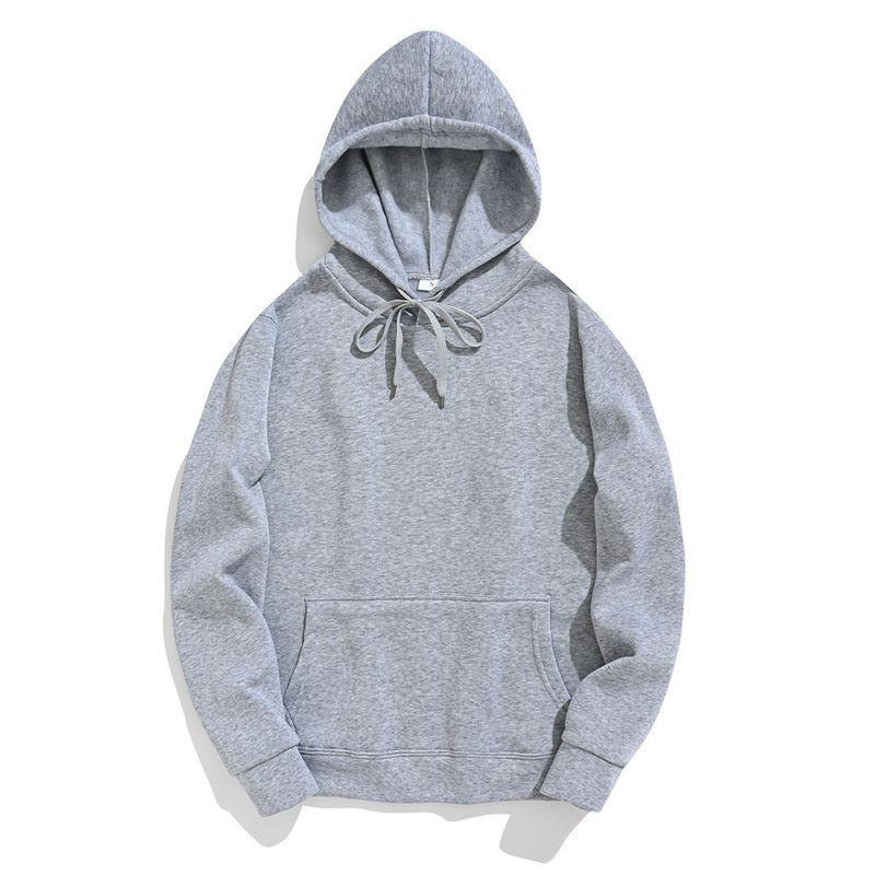Herrenbekleidung Retro-Pullover aus reiner Baumwolle, Jacke, Pullover, einfarbig, großer Kapuzenpullover_voghion.com