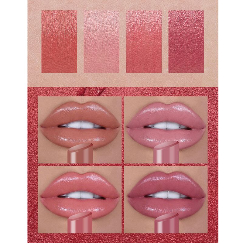 BeautyLife 4 Colors Long Lasting Waterproof Velvet Matte Cigarette Lipsticks Cosmetics_voghion.com