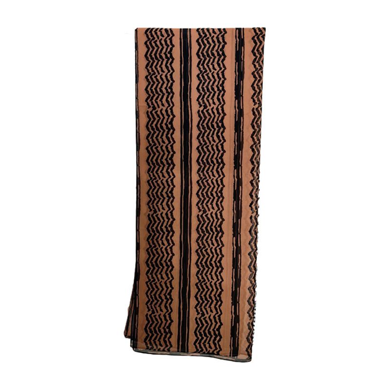 Sciarpa Nuova Sciarpa di Seta Lunga Premium Feeling Arabo Chiffon Stampato Plaid Lunga Sciarpa Saudita Medio Oriente Foulard_voghion.com