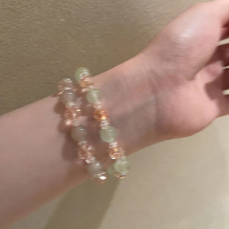 Mintgrünes Perlenarmband für Frauen im Sommer-Nischendesign, Persönlichkeitsarmband, 2023 neuer Stil, Internet-Promi-Freundinnen-Schmuck_voghion.com