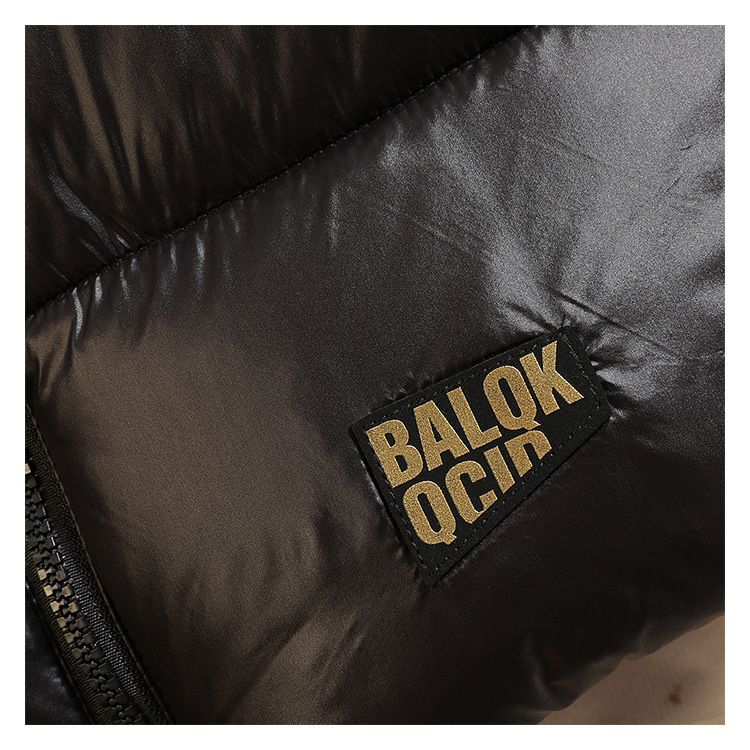 "Men's Black & Gold Winter Vest – Thick Cold-Proof Waistcoat Jacket, Loose Fit (Sizes S-5XL)"_voghion.com