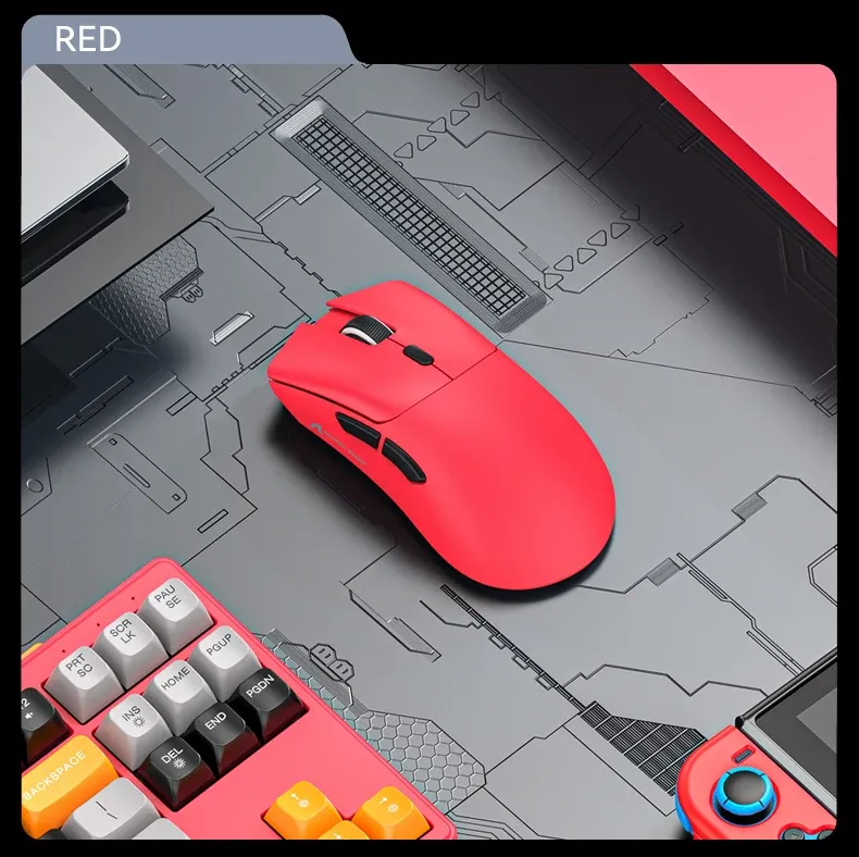 Attack Shark R1 1000Hz Bluetooth Wireless Tri-mode Connection 18000dpi Optical Mouse Lightweight Ergonomic DesignMouse_voghion.com