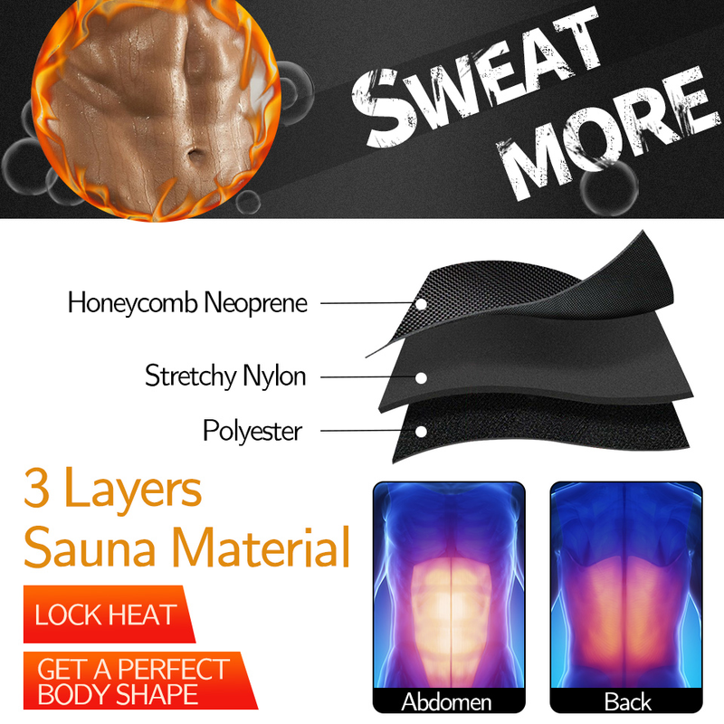 Trainer Männer Taille Abnehmen Body Shaper Fiess Gürtel Gewicht Verlust Fett Brennen Sport Gürtel Schweiß Trimmer Workout C_voghion.com