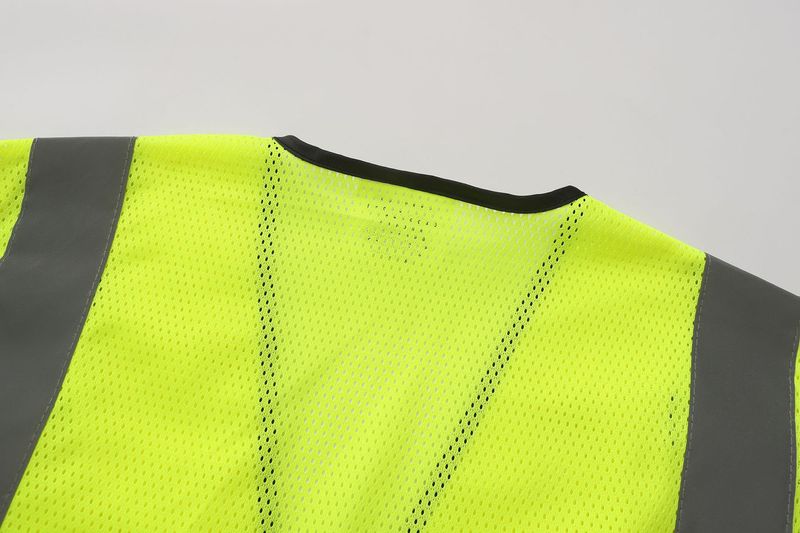 Multi Pocket w magazynie, kamizelka bezpieczeństwa do budowy dróg, kamizelka ostrzegawcza High Brighess do magazynów lotniskowych_voghion.com