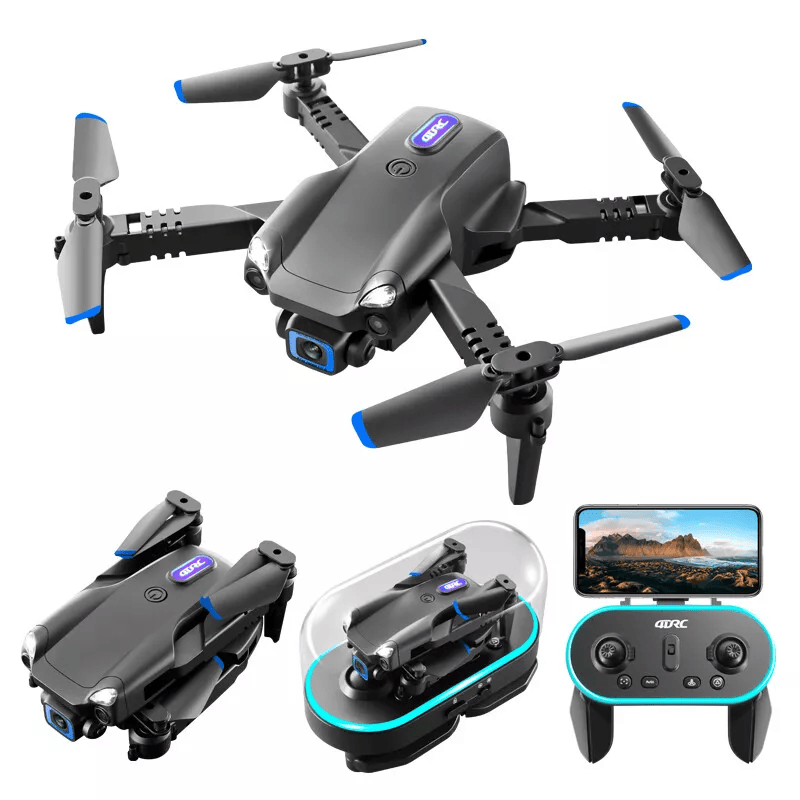 4DRC V20 RC Drone WIFI FPV 6K HD Dual Camera Gesture Photo Quadcopter 2 Battery,Suitable For Beginners._voghion.com