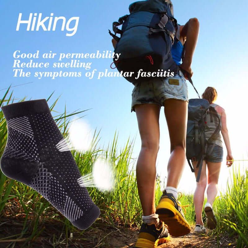 Anti-Fatigue Compression Ankle Sock for Improved Circulation, Swelling Relief, Plantar Fasciitis Relief and Tired Feet_voghion.com