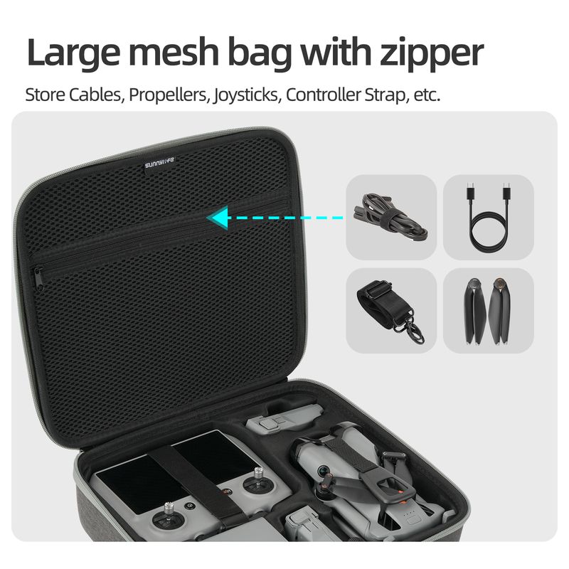 Storage Handbag Mini 5 Pro Portable Carrying Case Shoulder For DJI RC1 2/RC-N3/N2/N1 Control Travel Bag Accessory_voghion.com