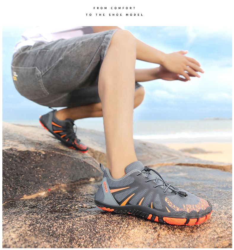 Scarpe da acqua unisex ad asciugatura rapida per trail running ed escursionismo - Suola in gomma antiscivolo con tomaia in mesh traspirante | Intersuola in EVA leggera_voghion.com