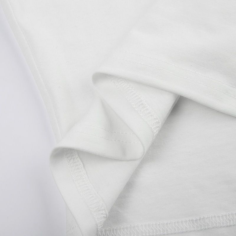 T-shirt da donna in stile retrò americano, vestibilità slim, girocollo, manica lunga, stampa a righe – Tessuto in maglia confortevole con design a blocchi di colore_voghion.com
