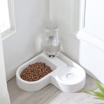 Corner Dog Bowl Pet Automatic Feeder Dog Cat Drinking Bowl For Dog Water Drinking Cat Feeding Large Capacity Dispenser Pet_voghion.com