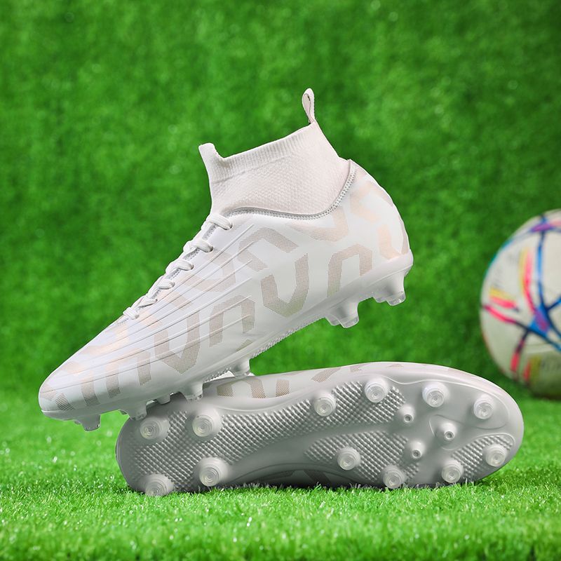 Tacchetti Scarpe da calcio unisex professionali da uomo Scarpe da calcio con punte lunghe alla caviglia Scarpe da calcio per interni di alta qualità di vendita calda_voghion.com