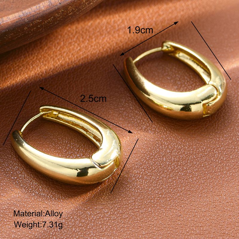 1 paire de manchettes d'oreilles élégantes en alliage de couleur unie avec étoile exagérée_voghion.com