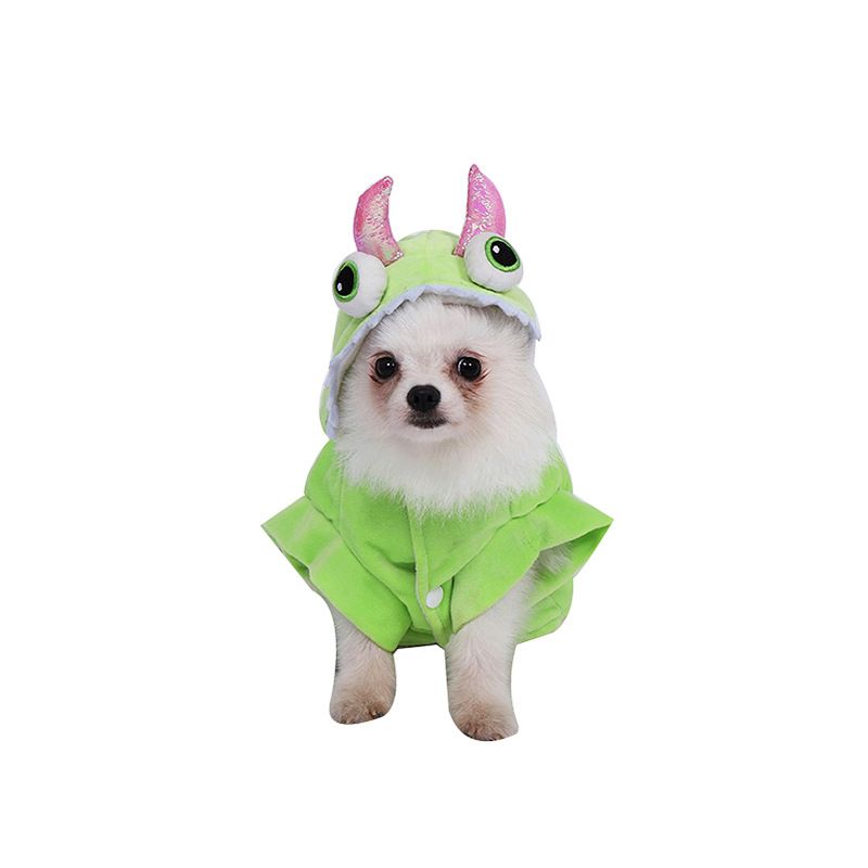 Spring Autumn Winter Bichon Frise Corgi Dog Cat Clothes Halloween Pet Costume_voghion.com