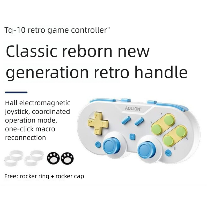 Aojia Lion Q10 Controller wireless per PC Computer Arcade Combattimento Joystick simmetrico Interruttore Android iOS Telefono cellulare_voghion.com