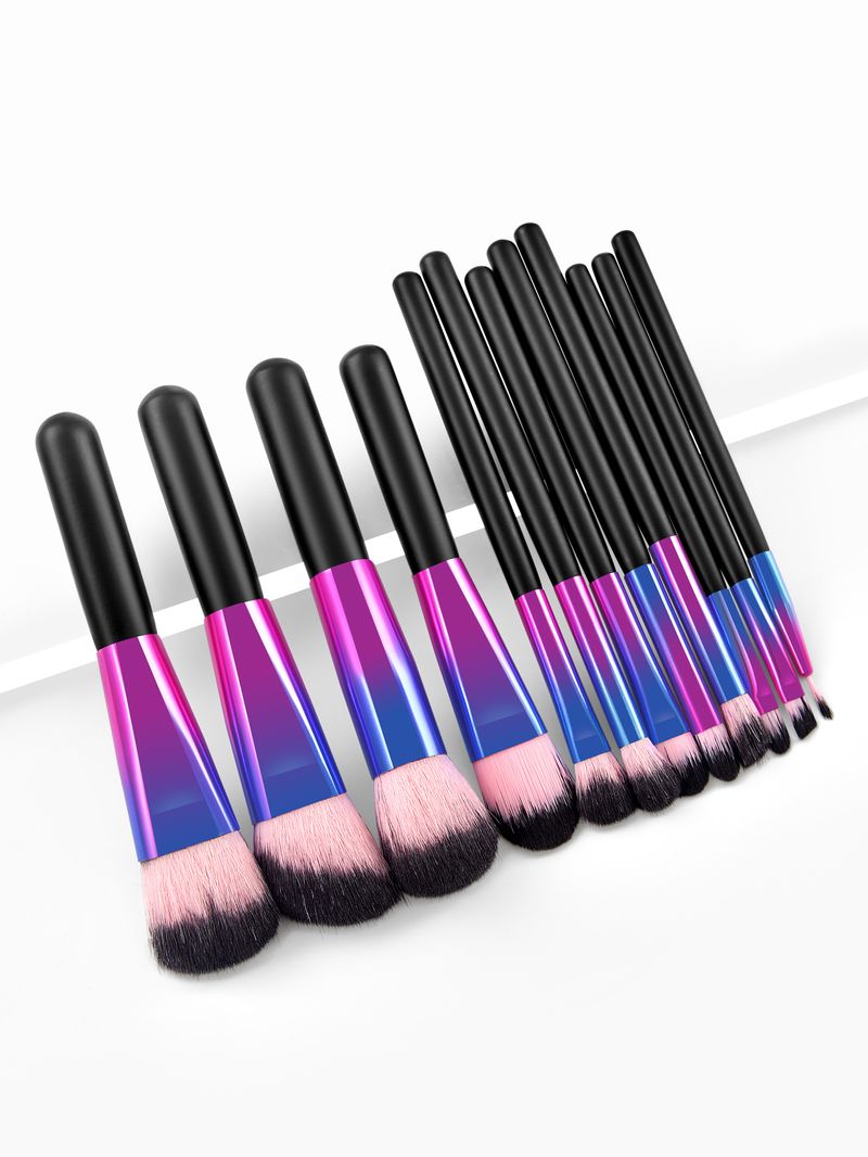 12 neues mehrfarbiges Tuben-Make-up-Pinselset_voghion.com