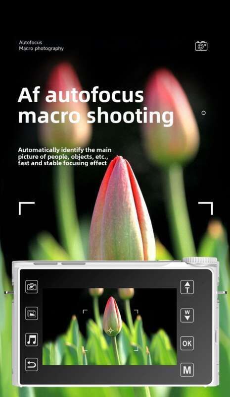 Digitale spiegellose 4K-Kamera mit Touchscreen_voghion.com