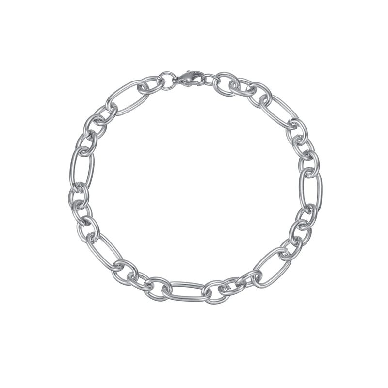 Bracciale da uomo in acciaio inossidabile con catena cubana intrecciata in stile punk hip hop 2024, nuova moda_voghion.com