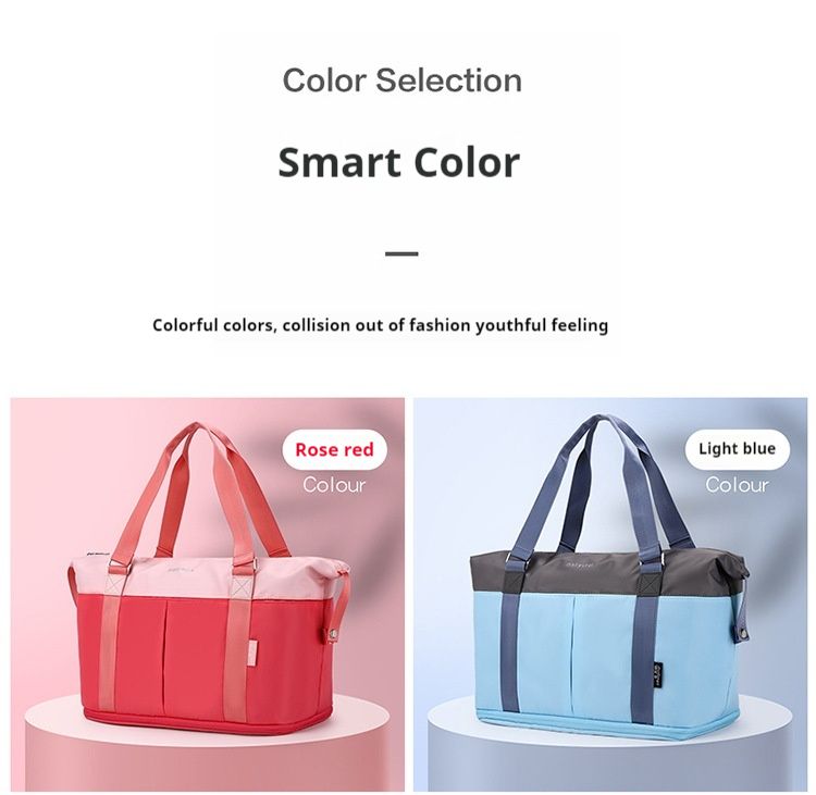 Travel bag, lightweight and ready for delivery bag, outdoor short distance hand-held bag, large capacity fitness bag, lightweight and simple yoga bag_voghion.com