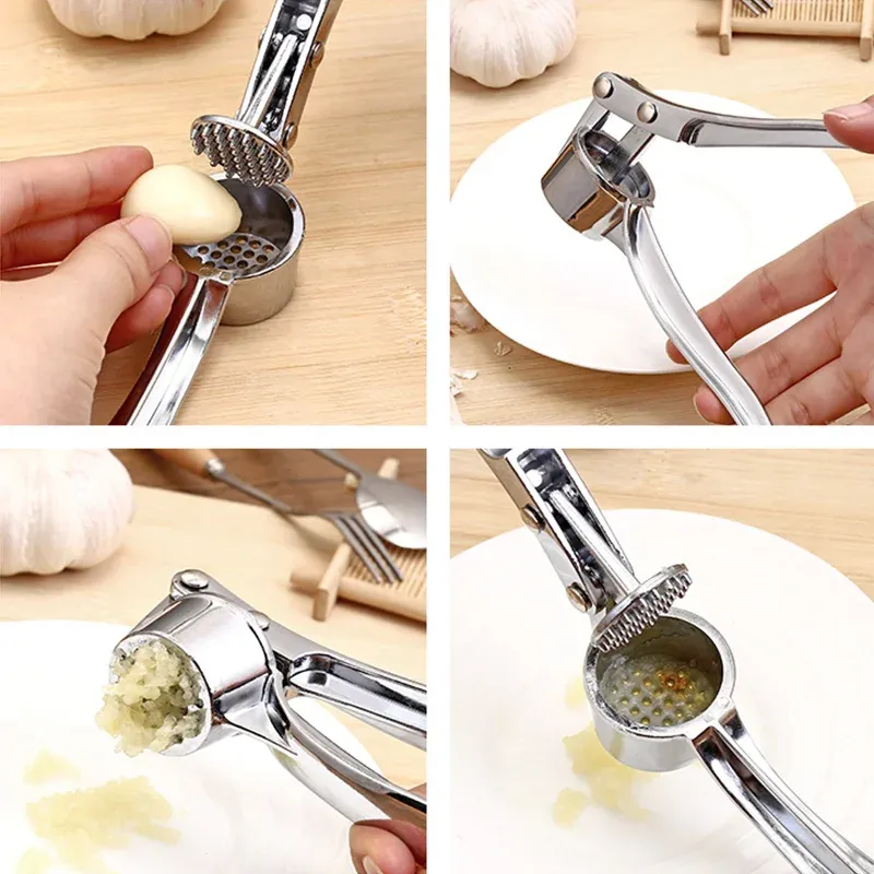 Küche Zink Legierung Stahl Knoblauch Smasher Squeezer Manuelle Presse Schleifen Werkzeug Küche Zubehör Küche Gadgets Und Zubehör_voghion.com