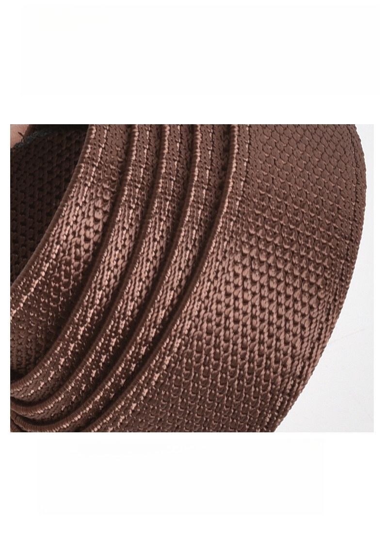 Herren-Gürtel aus nicht porösem Nylon-Canvas mit zahnloser Automatikschließe, gewebter Jeansgürtel, Freizeitgürtel, Businessgürtel, Studentengürtel_voghion.com