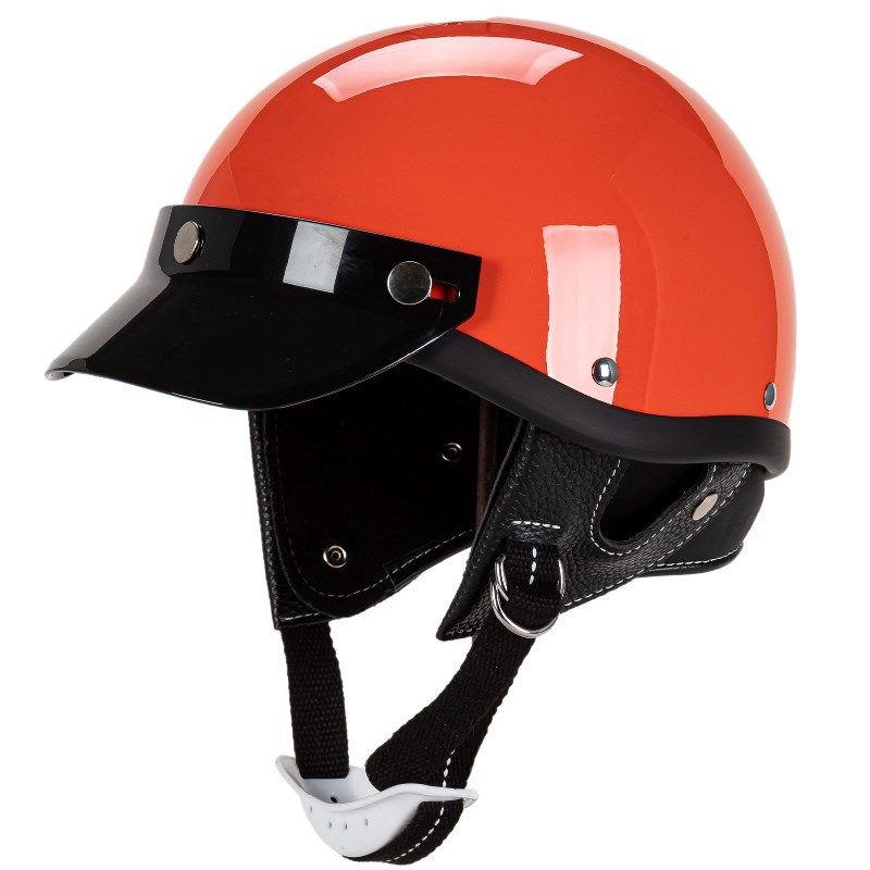 Helm mat klengem Rand, reng handgemaachte Retro-Helm, liichte Retro-Helm mat Design_voghion.com