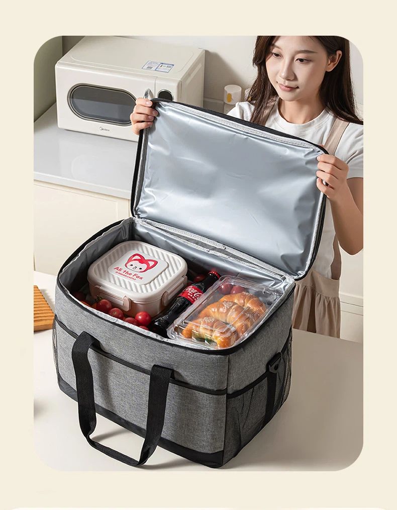 45-l-Isoliertasche, große Picknicktasche für den Außenbereich, wasserdichter Eisbeutel aus Oxford-Stoff, verdickte Auto-Isoliertasche_voghion.com