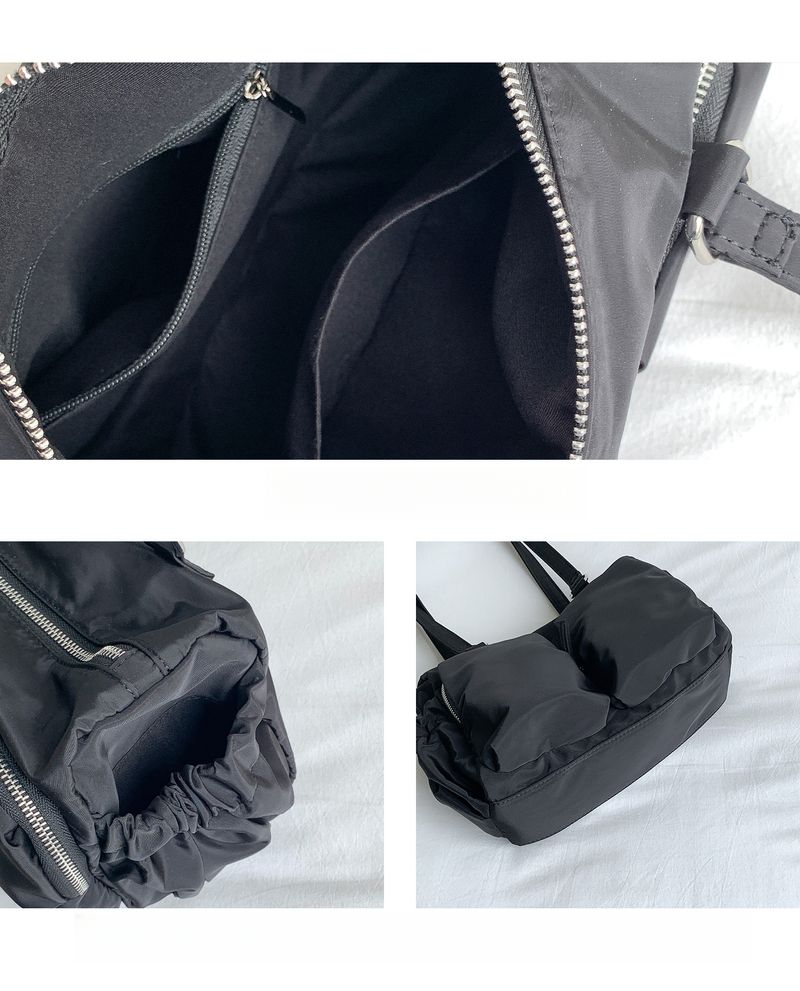 Borsa a tracolla in nylon, grande capacità, versatile, tote bag_voghion.com