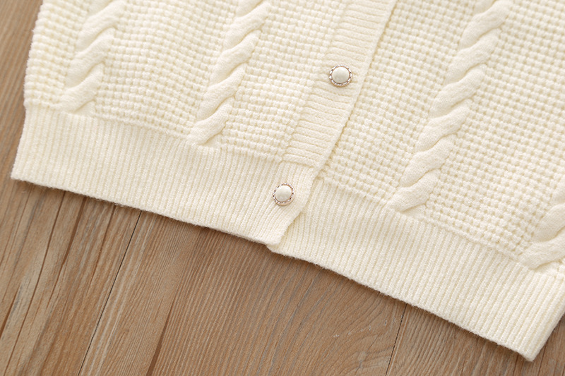 Ensemble pull pour enfants, robe pull trésor pour femmes, robe tricotée avec nœud, deux ensembles_voghion.com