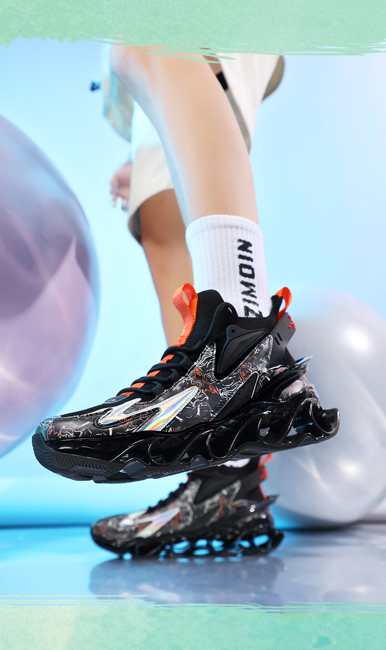 Pantofi sport pentru bărbați, cu suport pentru arcul plantar, sintetici, ușori, pentru alergare_voghion.com