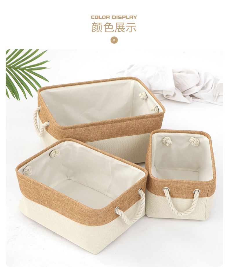 Storage Basket Large Foldable Storage Rack Decorative Basket Gift Closet Linen Organizer Fabric Storage Cubes_voghion.com