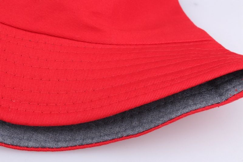 Unisex Personalized Fisherman Basin Fashion Flat Visor Sun Block Pure Cotton Round Hat_voghion.com