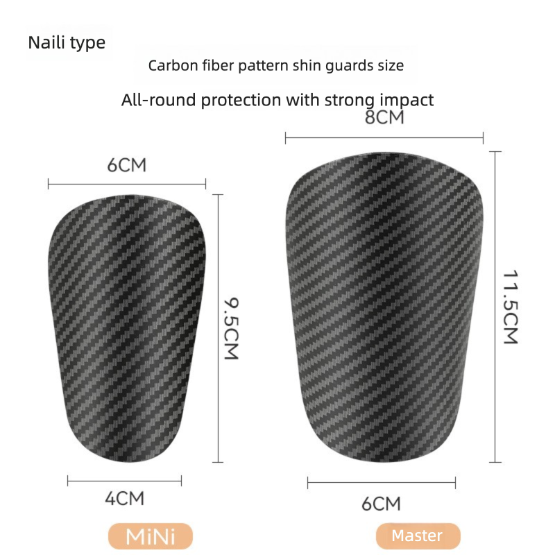 Ultra-light Carbon Fiber Simulant Leg Professional Player Version Adult And Children's Soccer Shin Guards Breathable_voghion.com