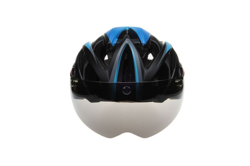 Casque de vélo cross-border, lunettes de protection, forme intégrée, montagne, route, voiture, tête magnétique, équipement de conduite_voghion.com