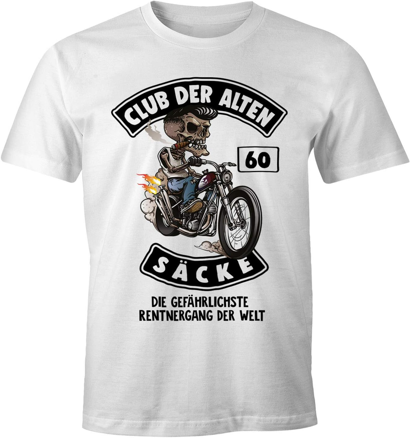 Rolig T-shirt för män Club of the Sacks Gammal säckgåva för äldre födelsedagsmän Rolig skjorta_voghion.com